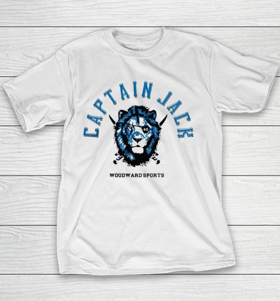 Captain Jack Woodward Sports Detroit Lions Youth T-Shirt