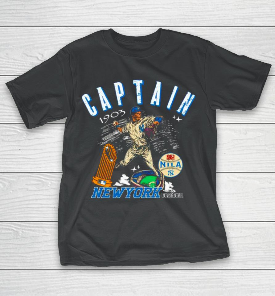 Captain New York Yankees Baseball 1903 Vintage T-Shirt