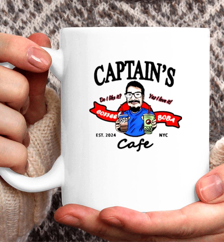 Captain’s Do You Like It Coffee Yet I Love It Boba Cafe Coffee Mug