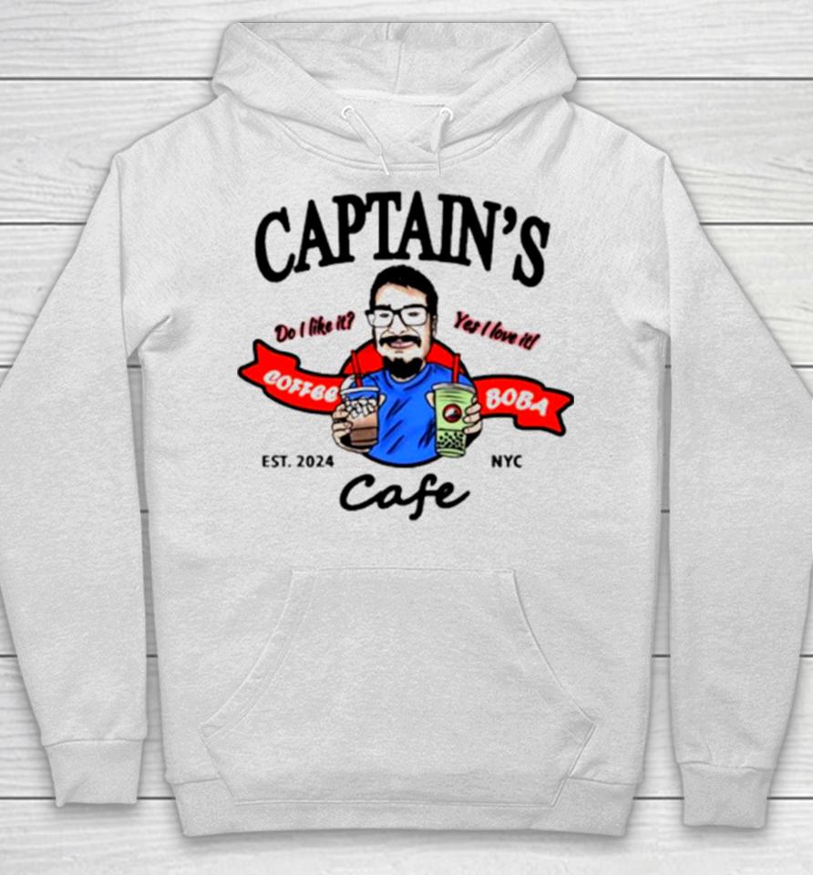 Captain’s Do You Like It Coffee Yet I Love It Boba Cafe Hoodie