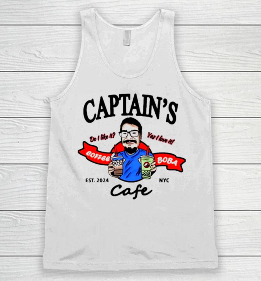 Captain’s Do You Like It Coffee Yet I Love It Boba Cafe Unisex Tank Top