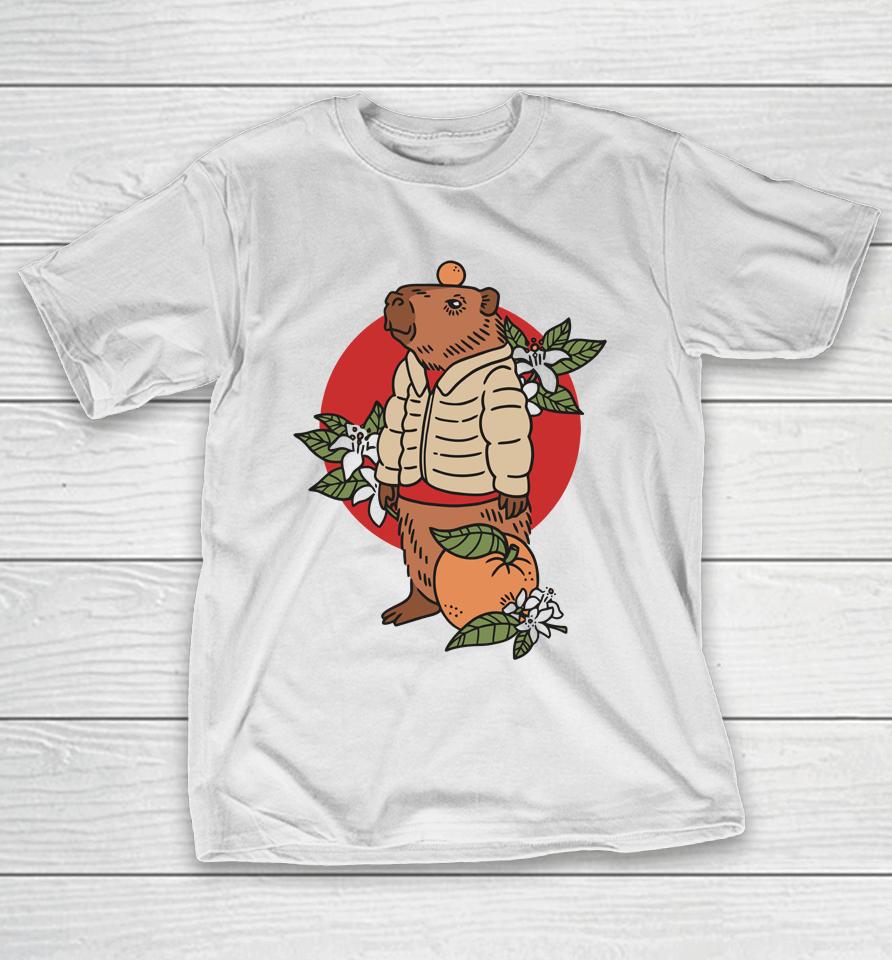 Capybara Man Oranges T-Shirt