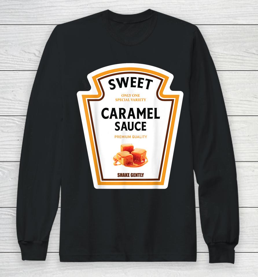 Caramel Sauce Halloween 2023 Costume Family Ketchup Mustard Long Sleeve T-Shirt
