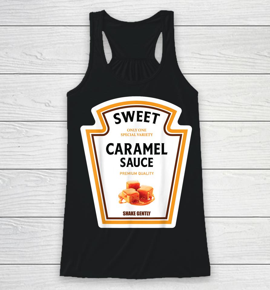 Caramel Sauce Halloween 2023 Costume Family Ketchup Mustard Racerback Tank