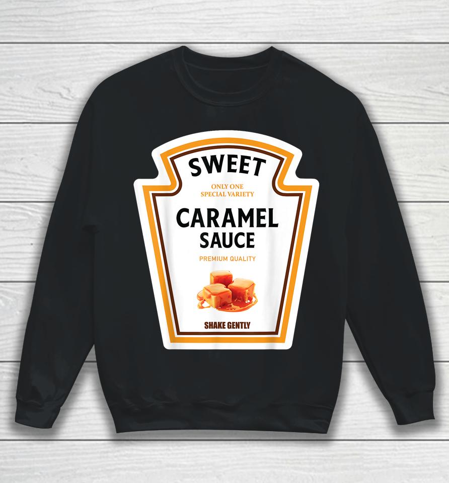 Caramel Sauce Halloween 2023 Costume Family Ketchup Mustard Sweatshirt