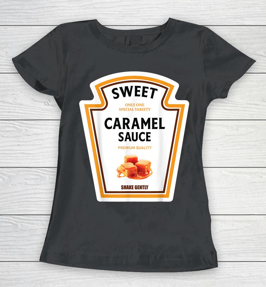 Caramel Sauce Halloween 2023 Costume Family Ketchup Mustard Women T-Shirt