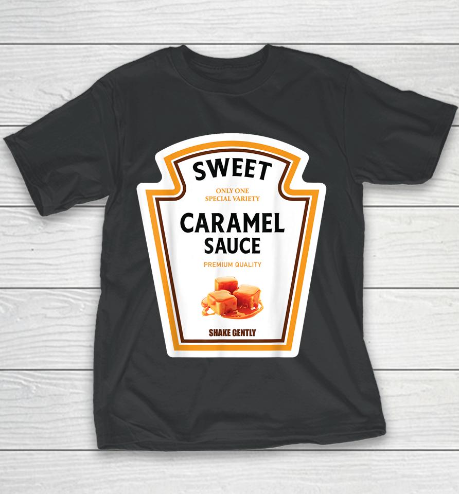 Caramel Sauce Halloween 2023 Costume Family Ketchup Mustard Youth T-Shirt