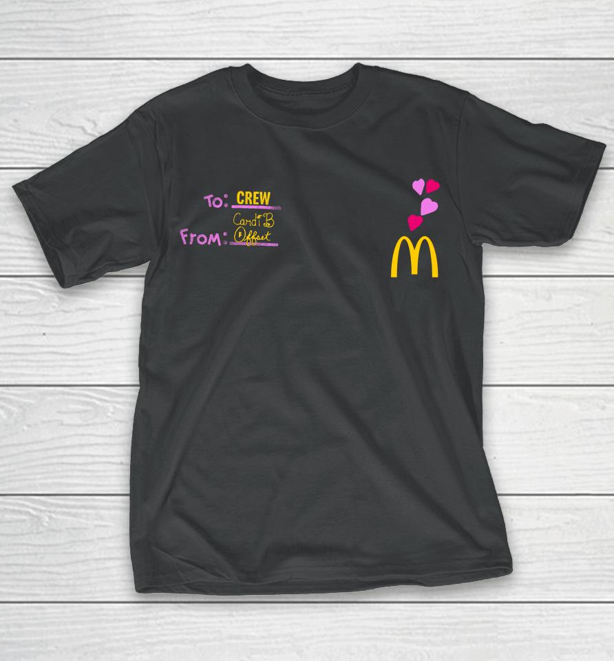 Cardi B Mcdonalds T-Shirt