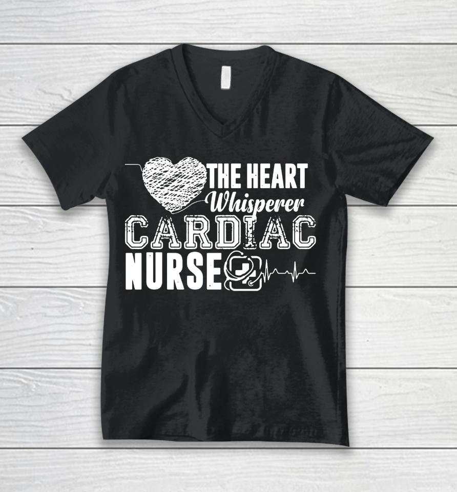 Cardiac Nurse Unisex V-Neck T-Shirt