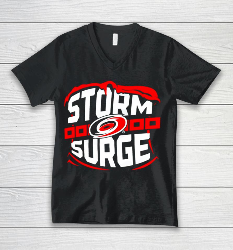 Carolina Hurricanes Storm Surge Unisex V-Neck T-Shirt