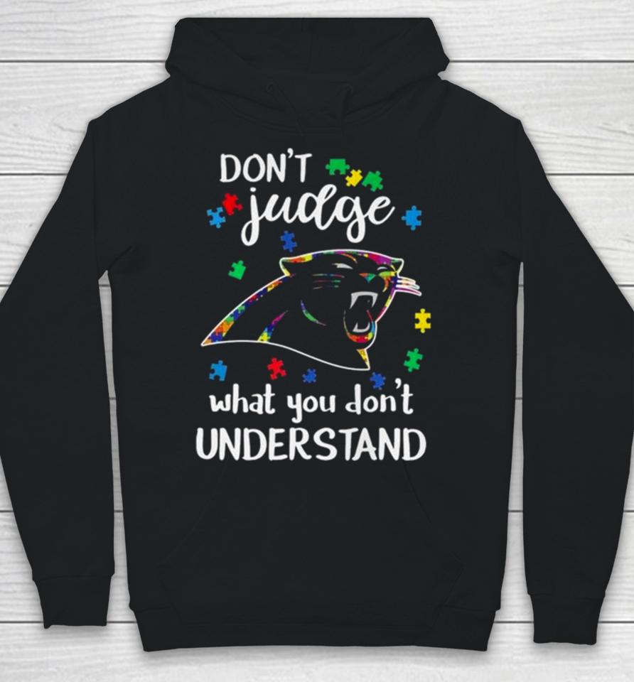 Carolina Panthers Autism Don’t Judge What You Don’t Understand Hoodie