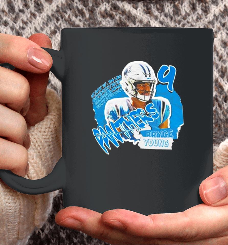 Carolina Panthers Bryce Young Football Paper Coffee Mug