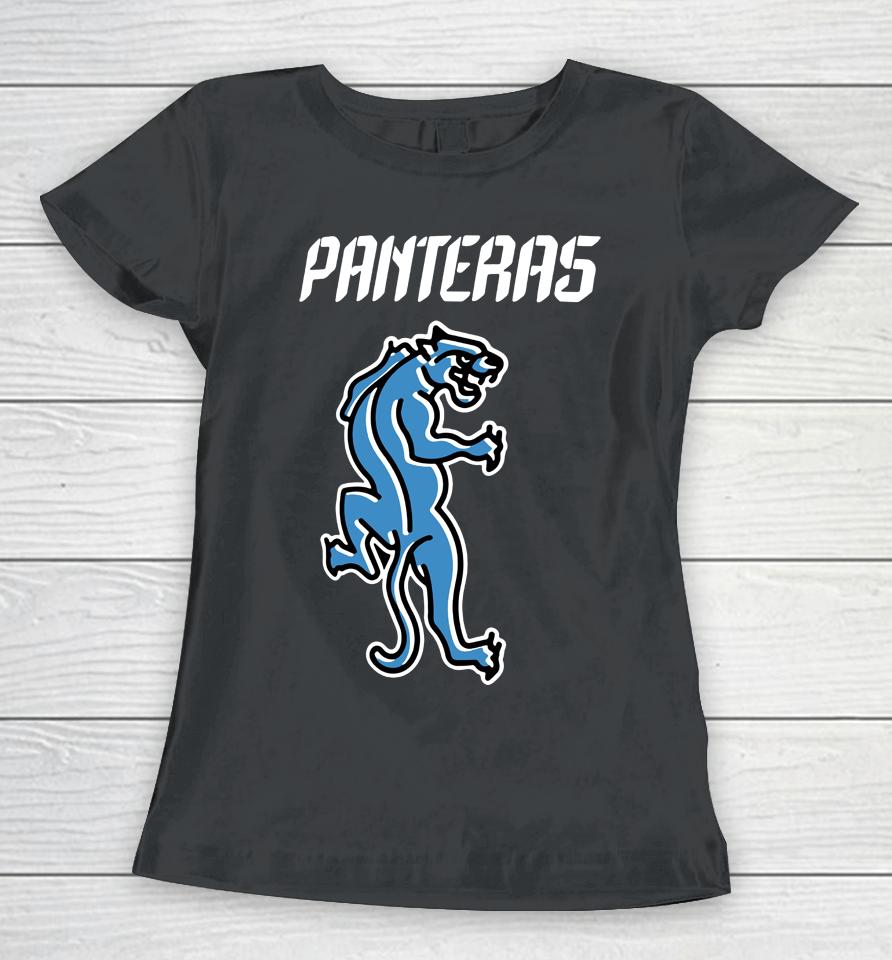 Carolina Panthers Fanatics Branded Nfl Por La Cultura Panteras Women T-Shirt