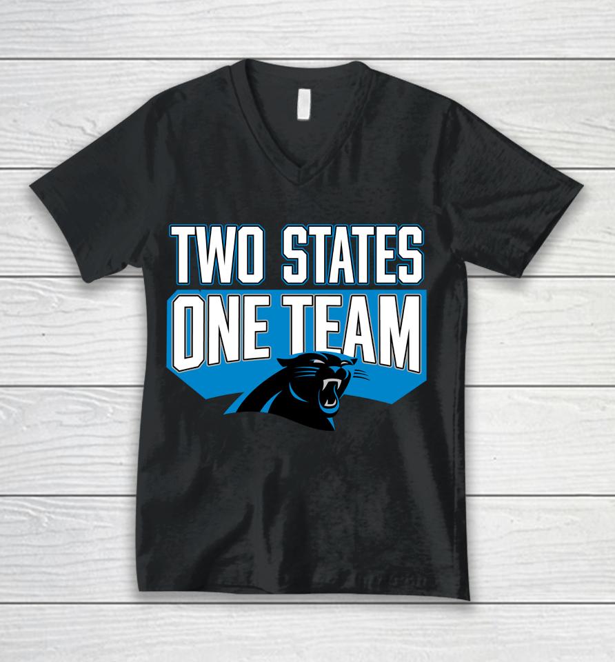 Carolina Panthers Fanatics Hometown Collection Prime Unisex V-Neck T-Shirt