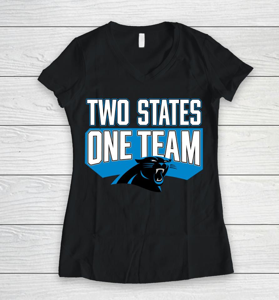 Carolina Panthers Fanatics Hometown Collection Prime Women V-Neck T-Shirt
