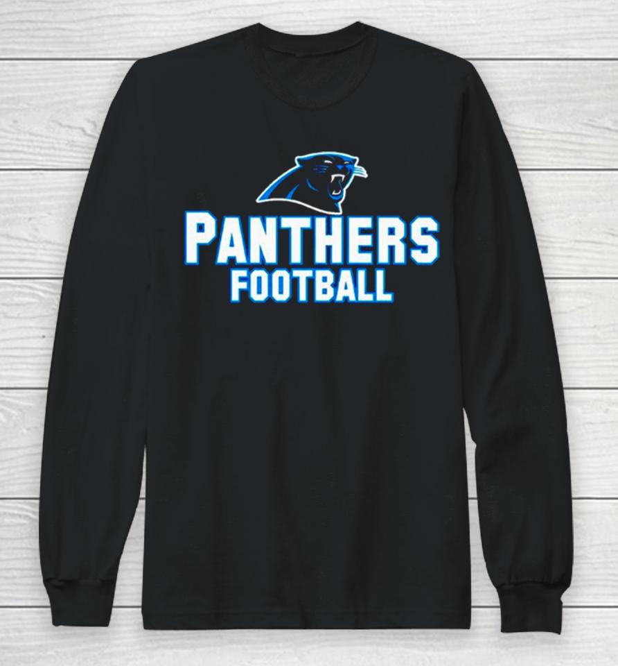 Carolina Panthers Football Logo 2024 Nfl Long Sleeve T-Shirt