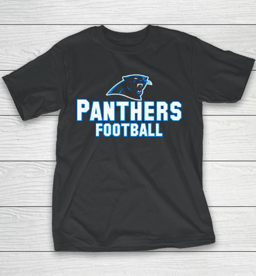 Carolina Panthers Football Logo 2024 Nfl Youth T-Shirt