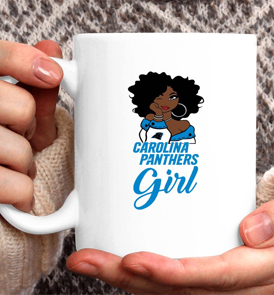 Carolina Panthers Girl Nfl Coffee Mug