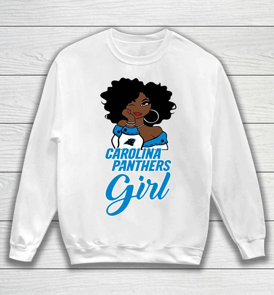 Carolina Panthers Girl Nfl Sweatshirt