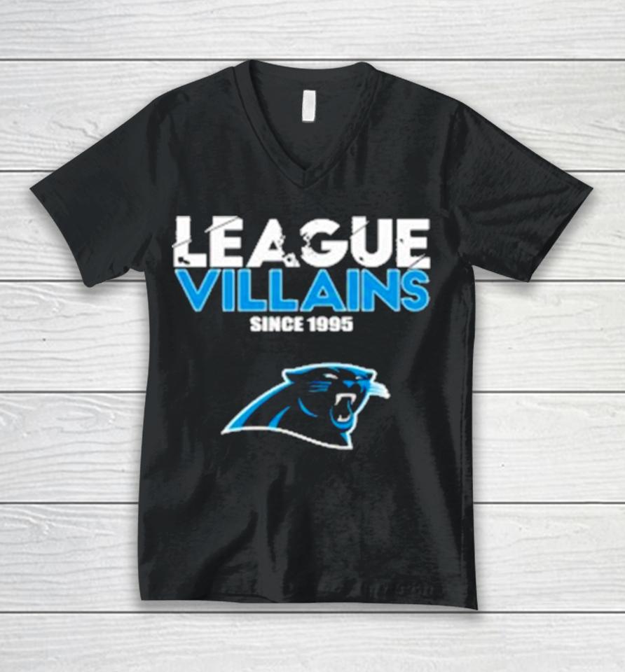 Carolina Panthers Nfl League Villains Since 1995 Unisex V-Neck T-Shirt