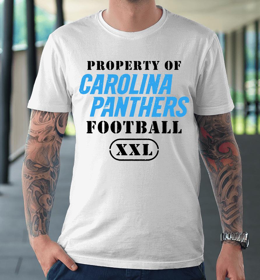 Carolina Panthers Nfl Pro Line By Fanatics Branded True Classics Tri-Blend Nickname Throwback 2023 Premium T-Shirt
