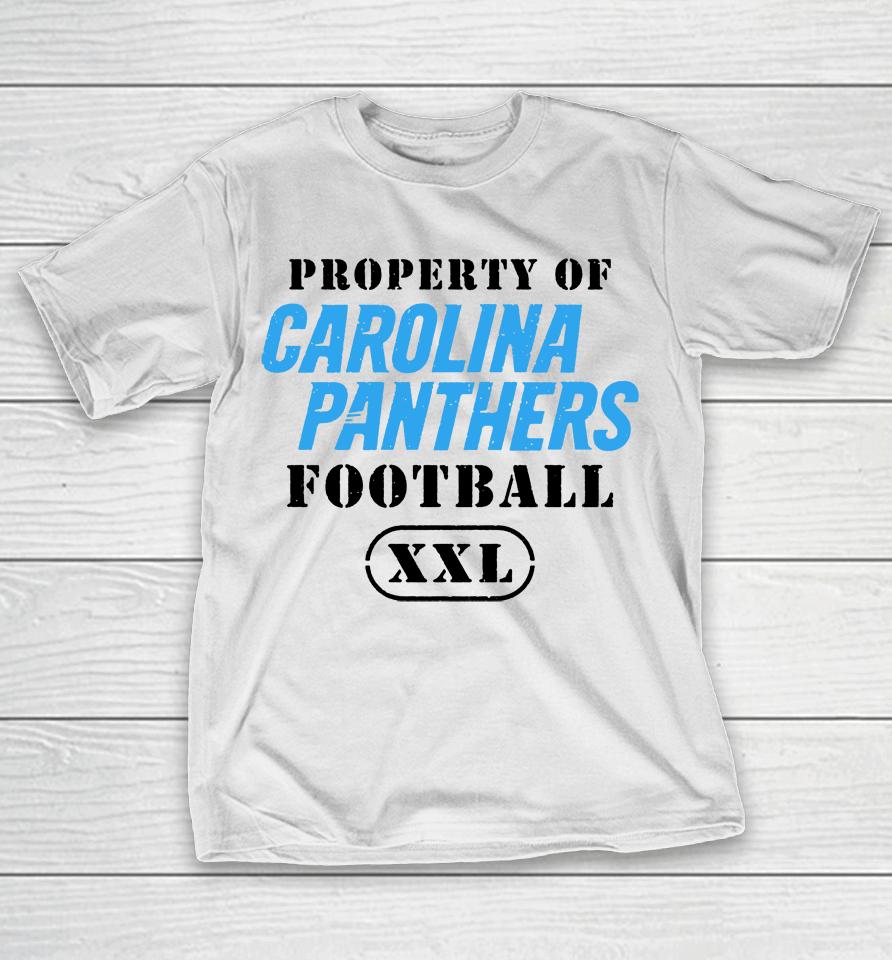 Carolina Panthers Nfl Pro Line By Fanatics Branded True Classics Tri-Blend Nickname Throwback 2023 T-Shirt