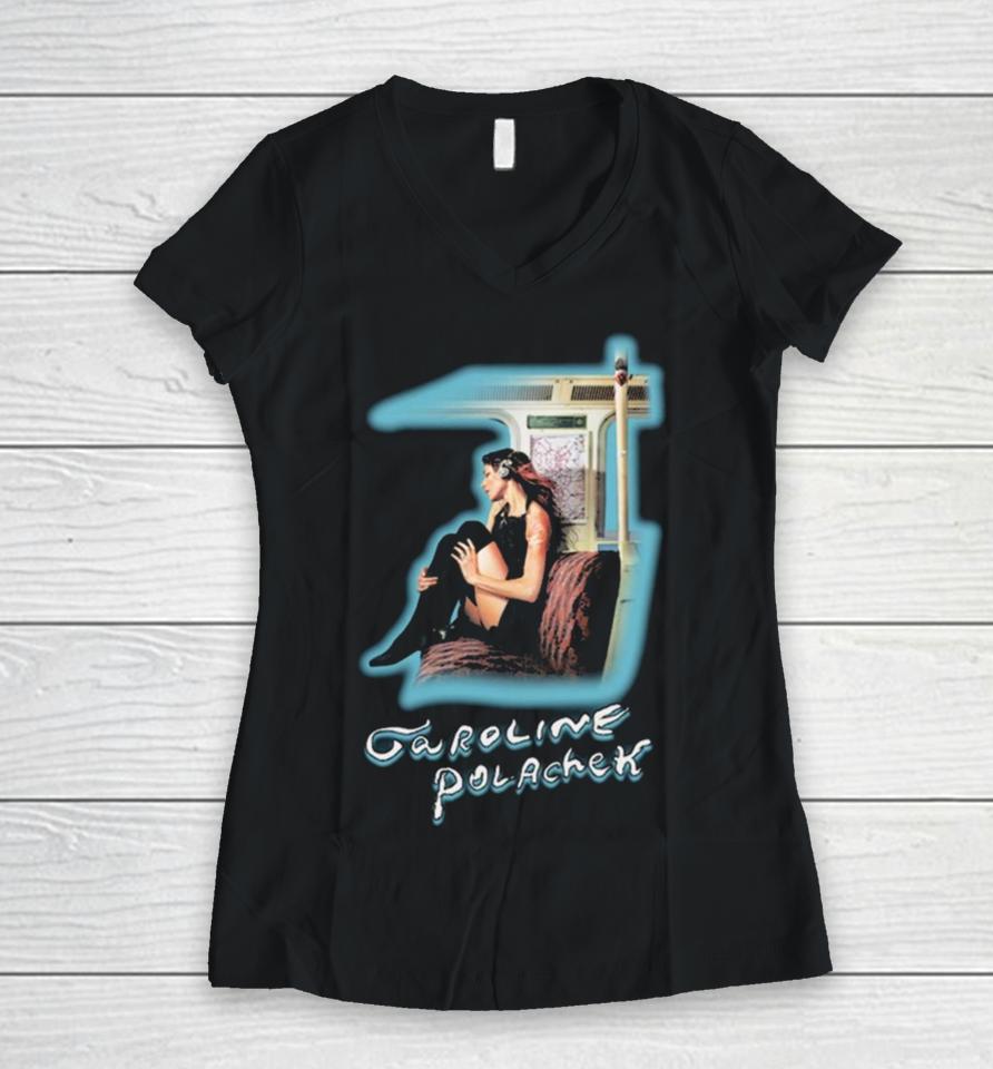Caroline Polachek Merch Caroline Polachek Everasking Women V-Neck T-Shirt