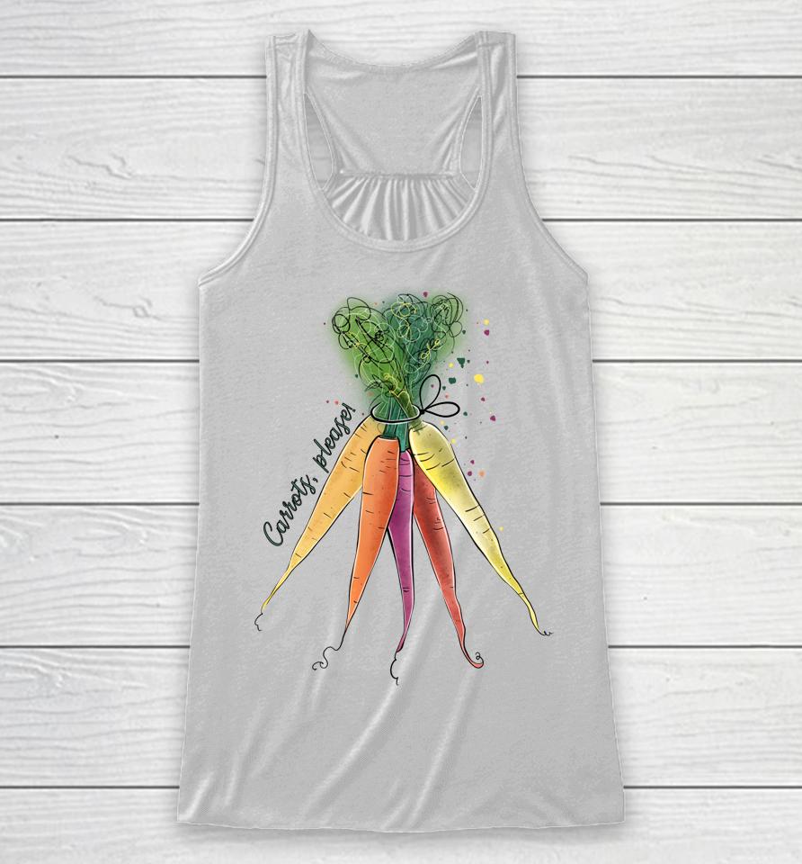 Carrots For Easter Bunny Racerback Tank
