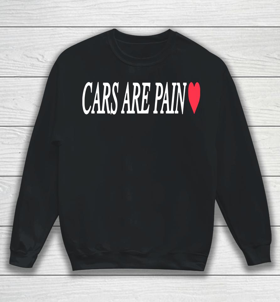 Cars Are Pain Donut Media Sweatshirt