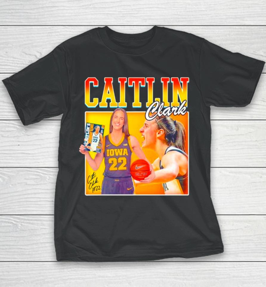 Cartlin Clark Iowa Hawkeyes Ncaa Basketball Player Youth T-Shirt