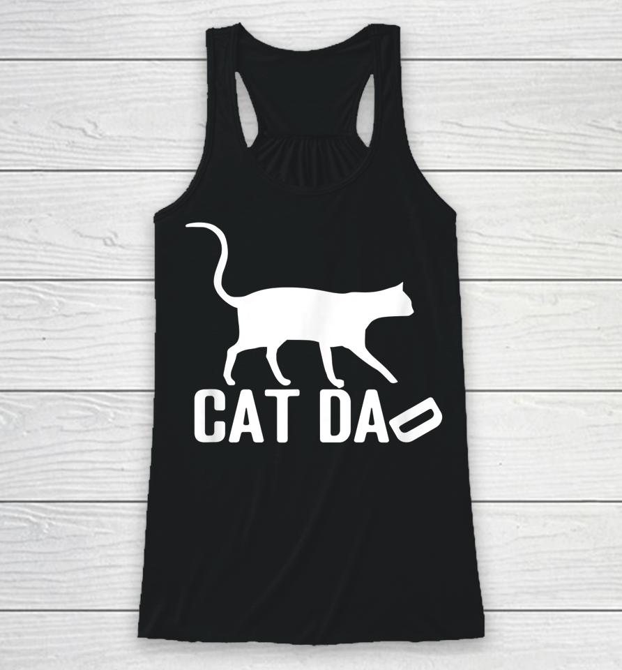 Cat Dad Father’s Day Racerback Tank