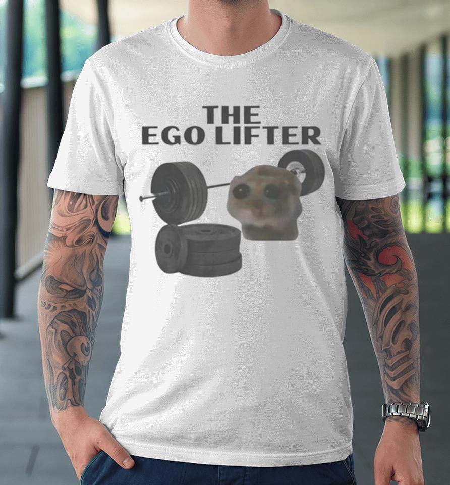 Cat Fitness The Ego Lifter Funny Premium T-Shirt