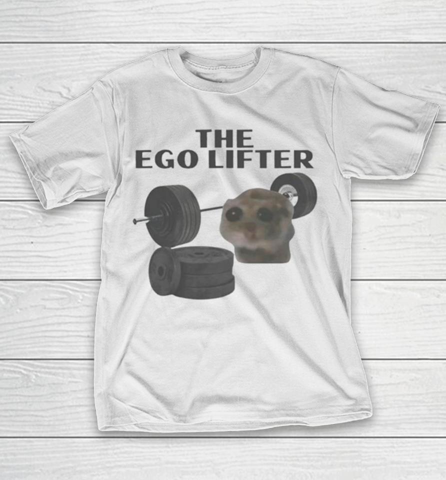 Cat Fitness The Ego Lifter Funny T-Shirt
