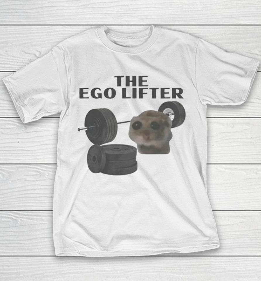 Cat Fitness The Ego Lifter Funny Youth T-Shirt