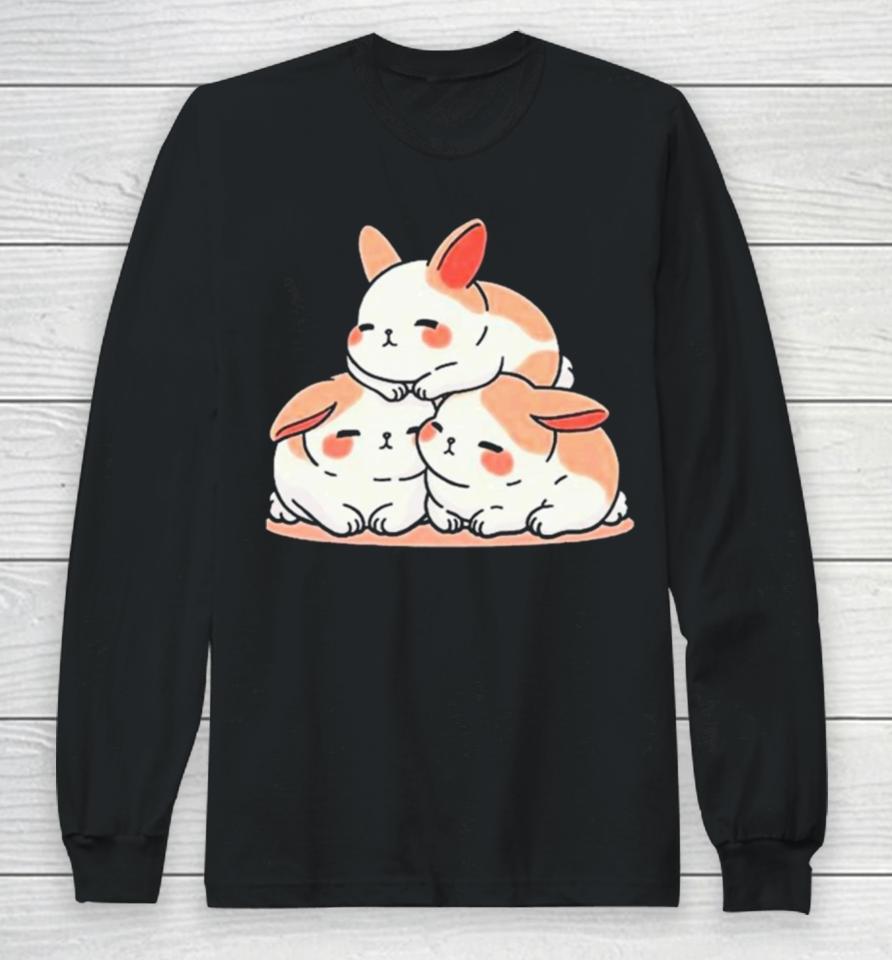 Cat Fluffy Trio Long Sleeve T-Shirt