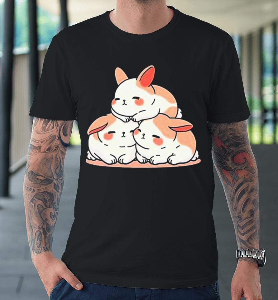 Cat Fluffy Trio Premium T-Shirt