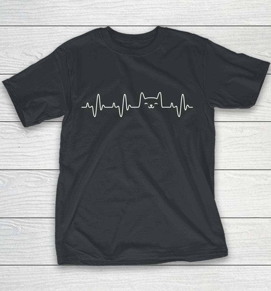 Cat Heartbeat Youth T-Shirt