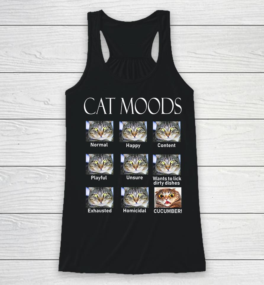 Cat Moods Racerback Tank
