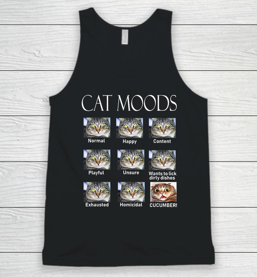 Cat Moods Unisex Tank Top
