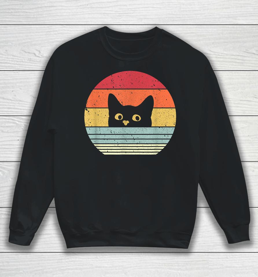 Cat Retro Sweatshirt