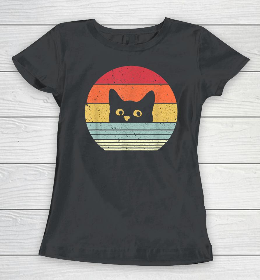 Cat Retro Women T-Shirt