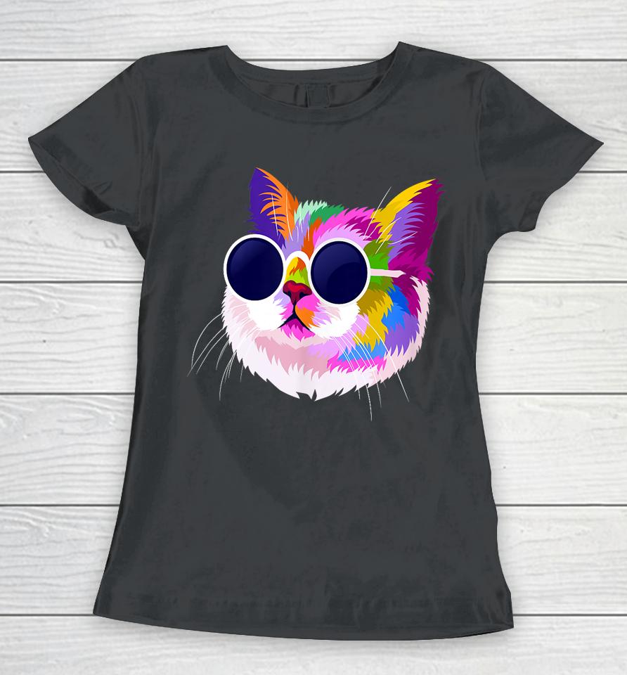 Cat Shirt Funny Cat Gift Women Tees Mens Girls Boys Women T-Shirt
