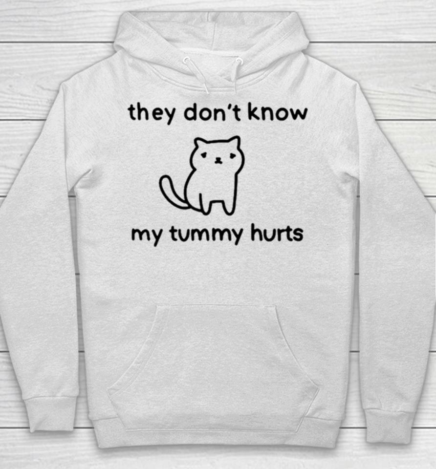 Cat They Don’t Know My Tummy Hurts Hoodie