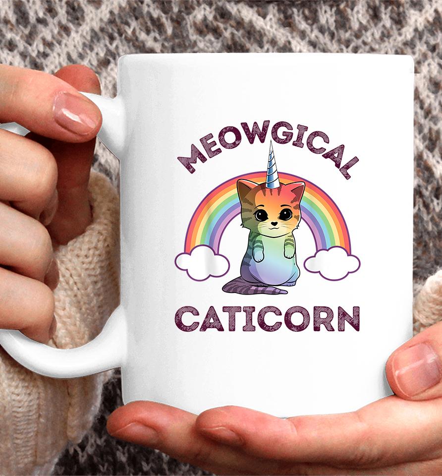 Cat Unicorn Meowgical Caticorn Coffee Mug