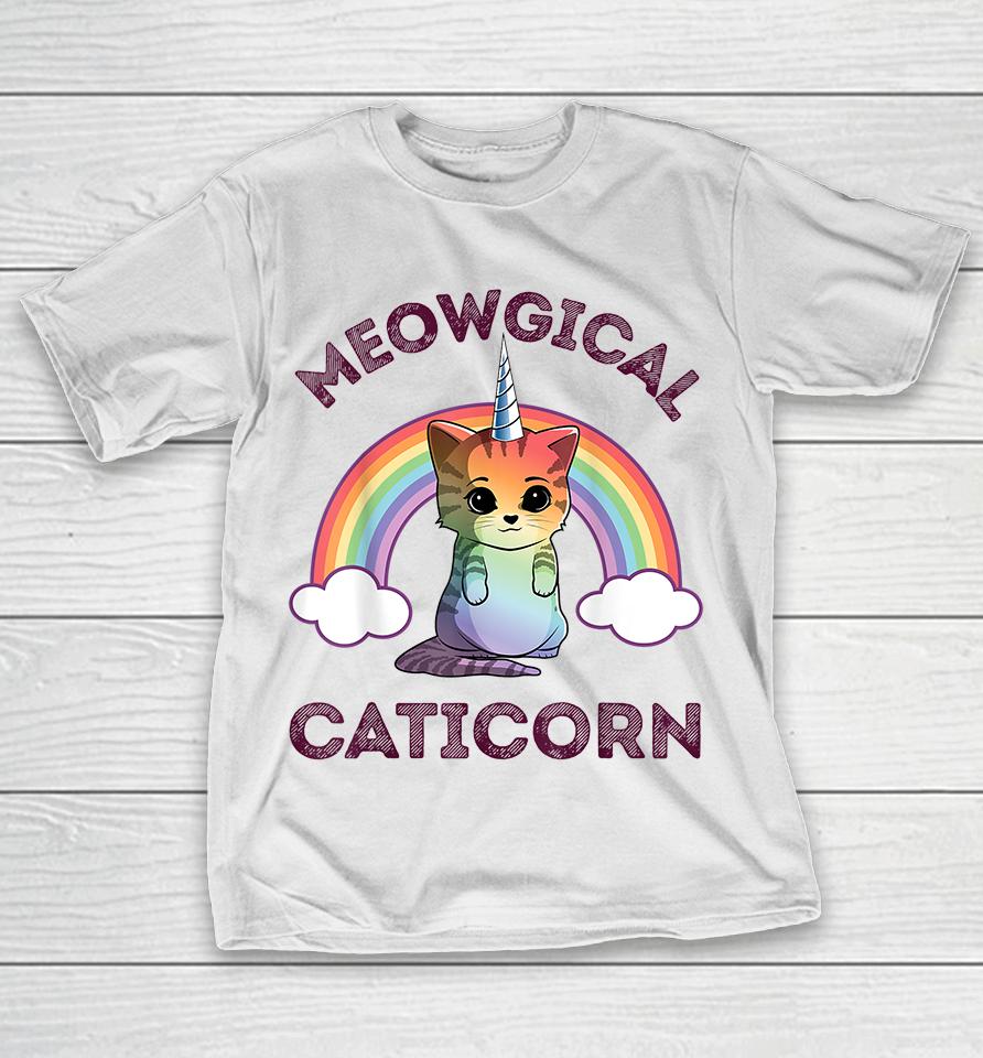 Cat Unicorn Meowgical Caticorn T-Shirt