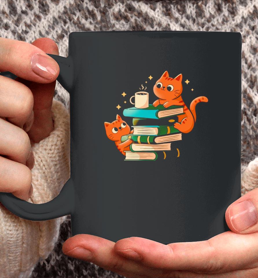 Cats Books And Coffee Coffee Mug