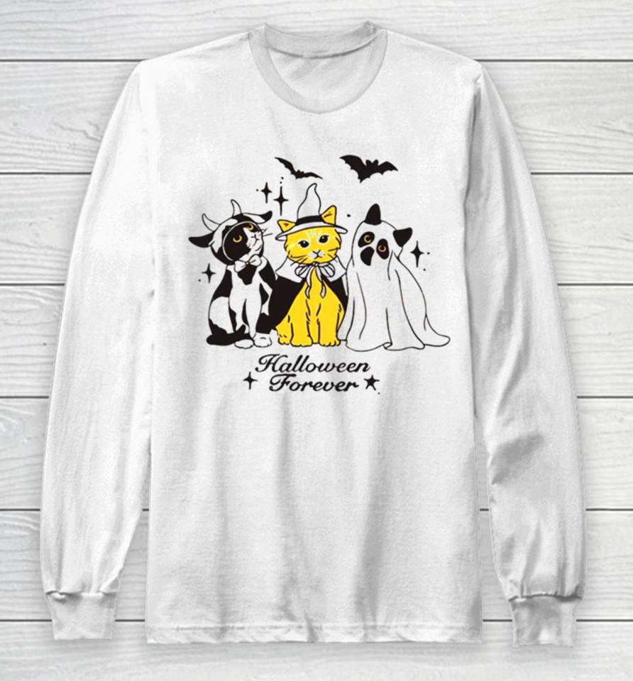 Cats Halloween Forever Long Sleeve T-Shirt
