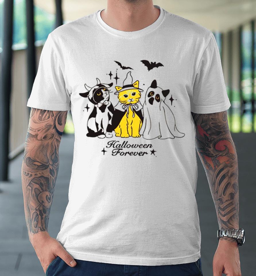 Cats Halloween Forever Premium T-Shirt