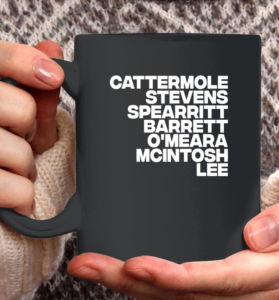 Cattermole Stevens Spearritt Barrett O'meara Mcintosh Lee Coffee Mug