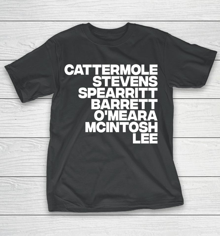 Cattermole Stevens Spearritt Barrett O'meara Mcintosh Lee T-Shirt